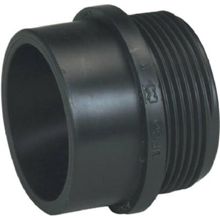 B & K Mueller Industries 53385 ABS & DWV Fitting Adapter; Spigot x Male Iron Pipe - 2 in 276071